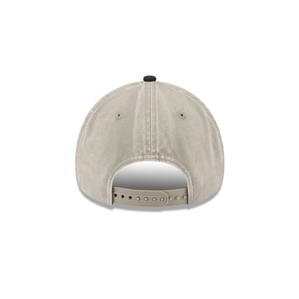 NEW ERA Pittsburgh Pirates Washed Earthtones 9FORTY A-Frame Snapback Cap - Pebble/Grey UV