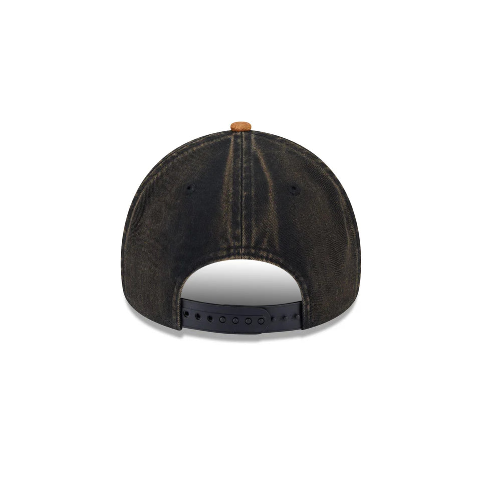 NEW ERA New York Yankees Washed Earthtones 9FORTY A-Frame Snapback Cap - Black/Grey UV