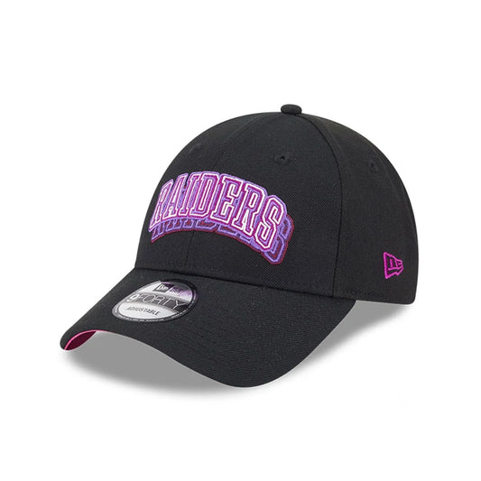 NEW ERA Las Vegas Raiders Neon 9FORTY Snapback Cap - Black/Pink