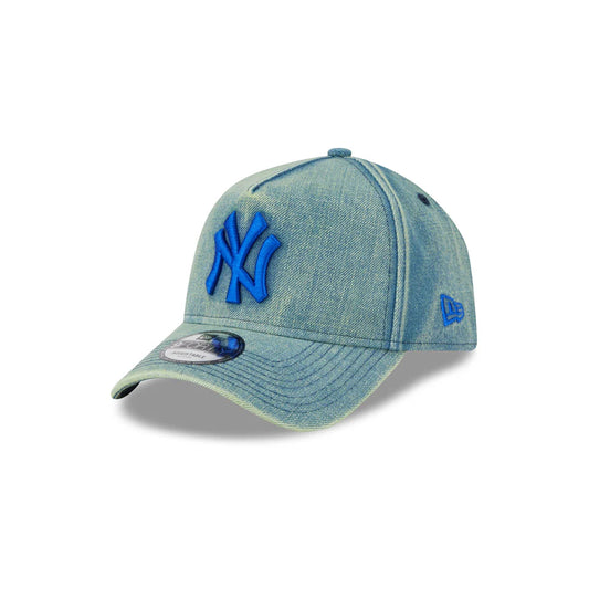 NEW ERA New York Yankees 9FORTY A-Frame Snapback Cap - Green Acid Denim