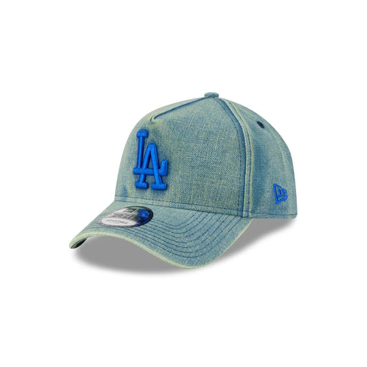 NEW ERA Los Angeles Dodgers 9FORTY A-Frame Snapback Cap - Green Acid Denim
