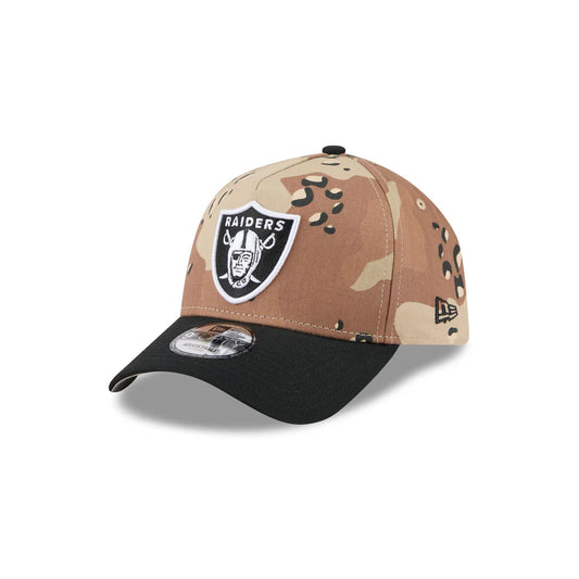 NEW ERA Las Vegas Raiders Desert Washed 9FORTY A-Frame Snapback Cap - Desert Camo/Black