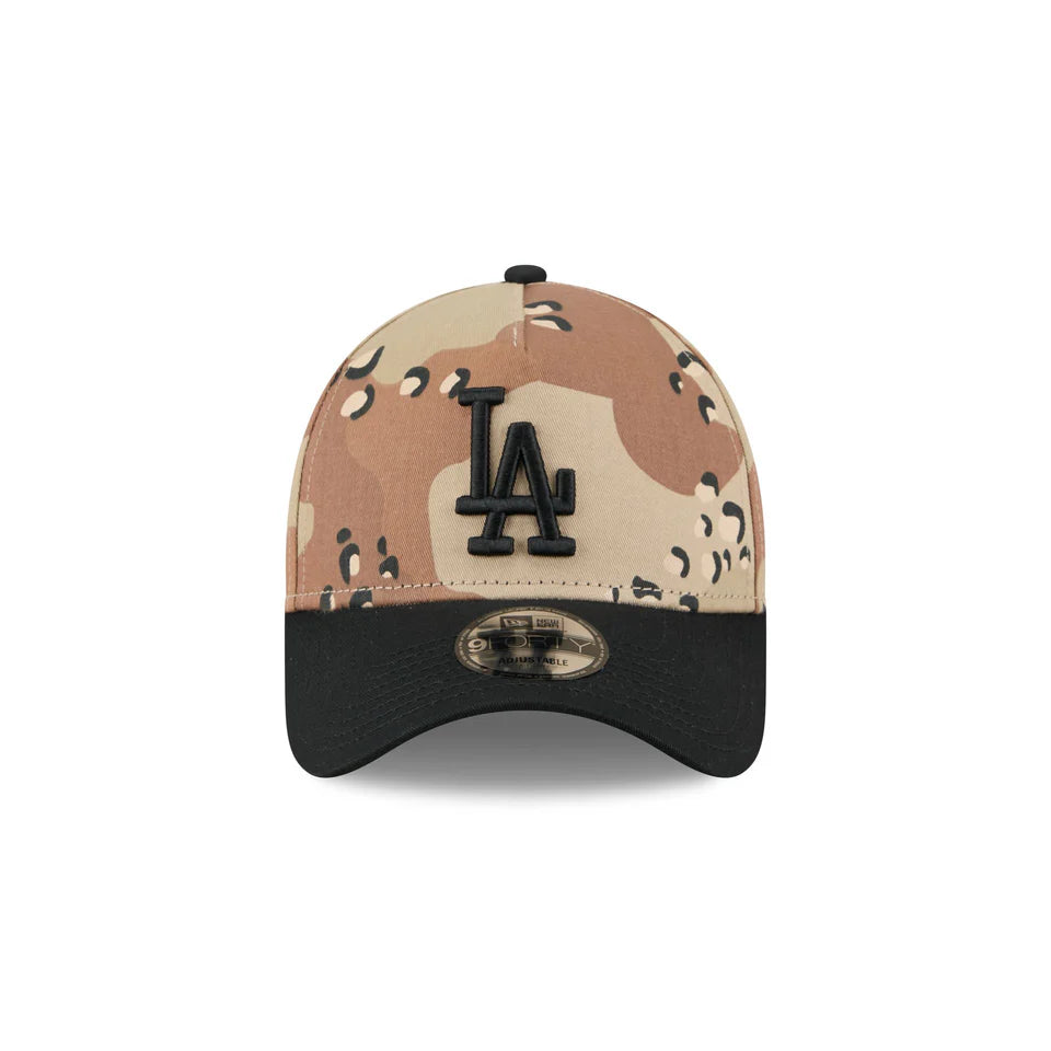 NEW ERA Los Angeles Dodgers Desert Washed 9FORTY A-Frame Snapback Cap - Desert Camo/Black