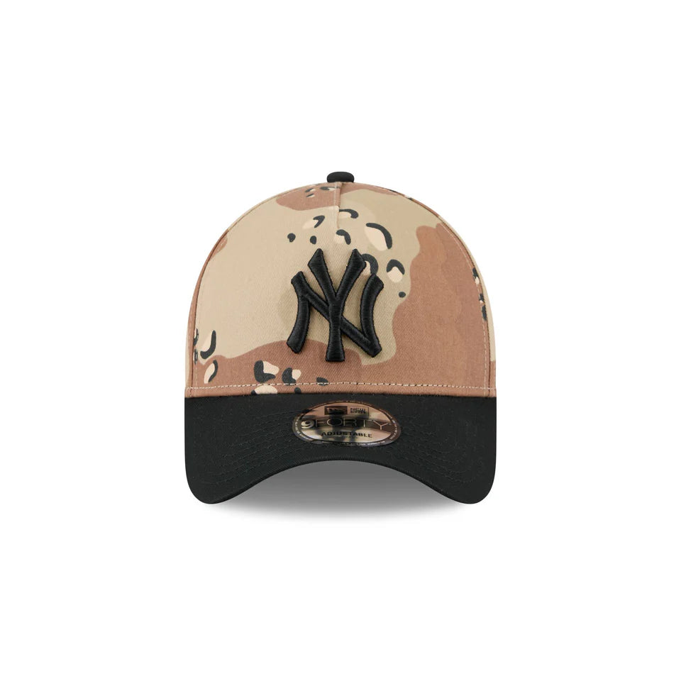 NEW ERA New York Yankees Desert Washed 9FORTY A-Frame Snapback Cap - Desert Camo/Black