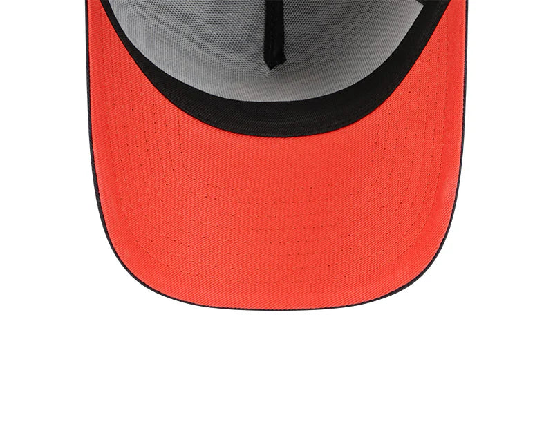 NEW ERA Boston Red Sox Midnight Campfire 9FORTY A-Frame Snapback Cap - Navy/Orange