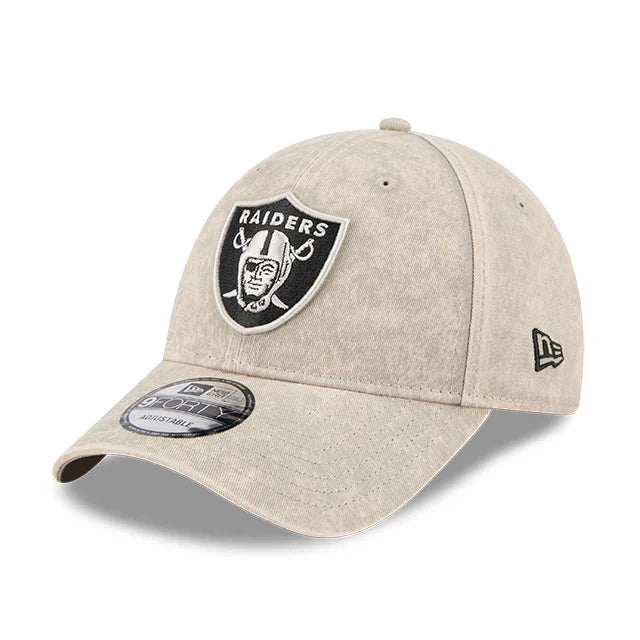 NEW ERA Las Vegas Raiders 9FORTY Snapback Cap - Washed Pebble