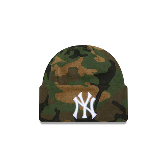 NEW ERA New York Yankees Knit Beanie - Woodland Camo