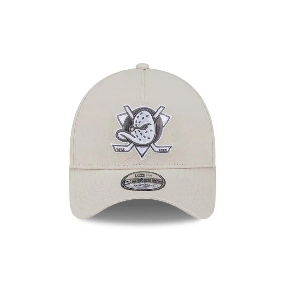 NEW ERA Anaheim Ducks Concrete 9FORTY A-Frame Snapback Cap - Stone