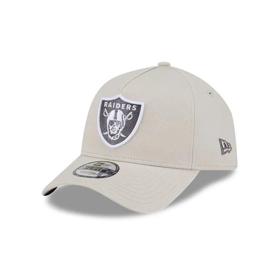 NEW ERA Las Vegas Raiders Concrete 9FORTY A-Frame Snapback Cap - Stone