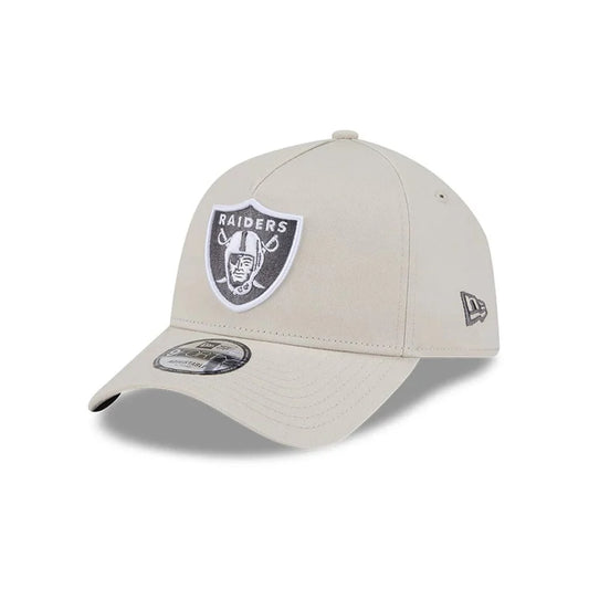 NEW ERA Las Vegas Raiders Concrete 9FORTY A-Frame Snapback Cap - Stone