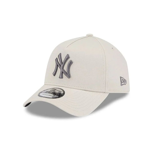 NEW ERA New York Yankees Concrete 9FORTY A-Frame Snapback Cap - Stone