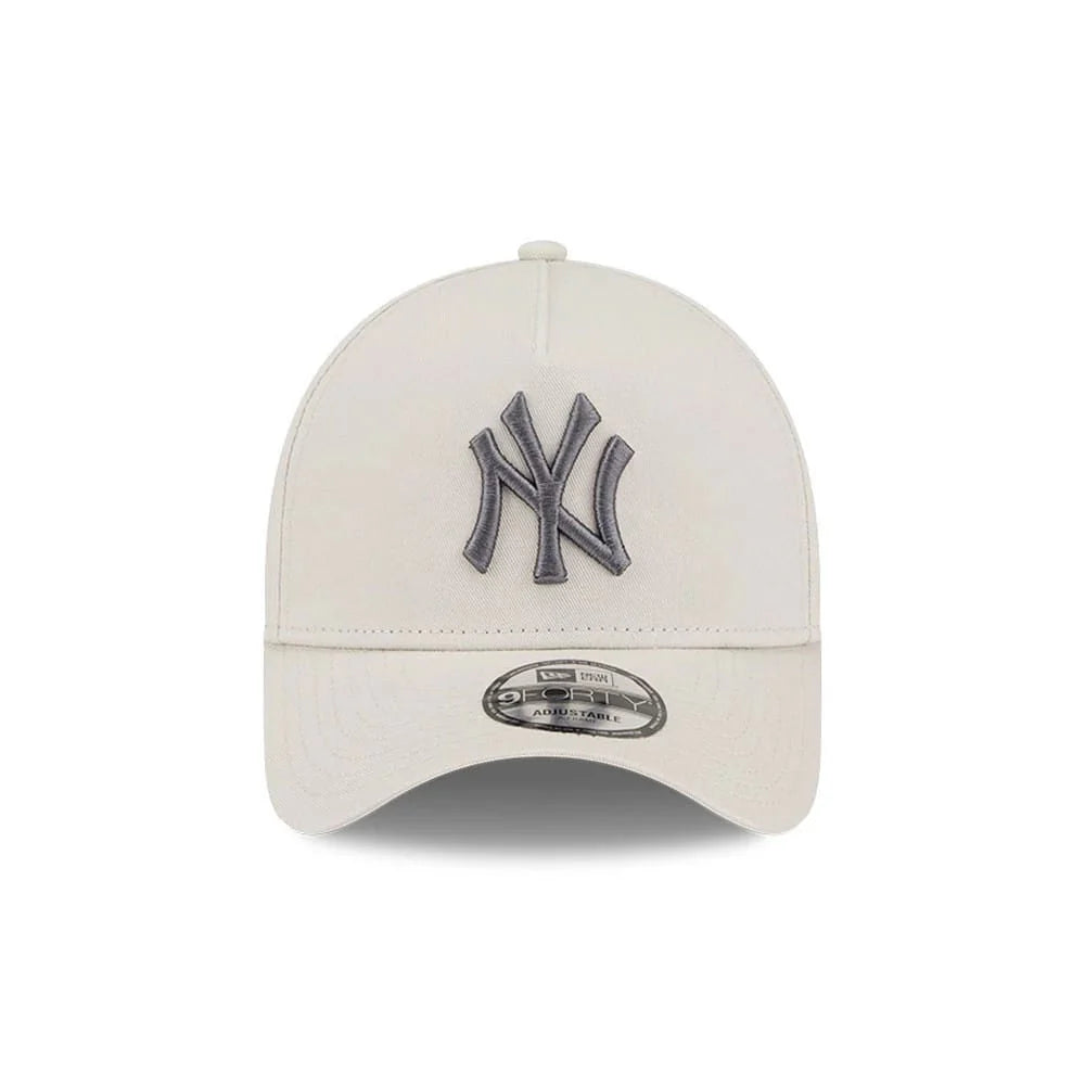 NEW ERA New York Yankees Concrete 9FORTY A-Frame Snapback Cap - Stone