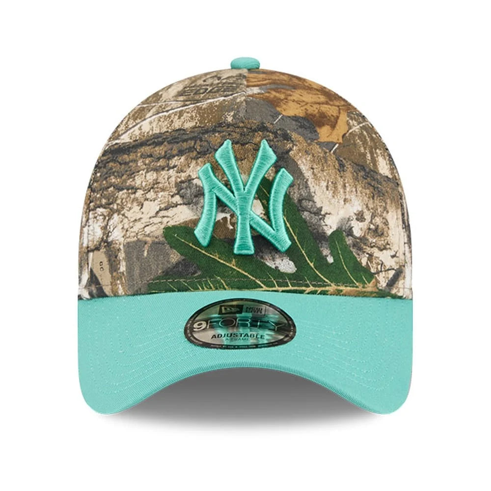 NEW ERA New York Yankees 9FORTY A-Frame Snapback Cap - Realtree/Spring Pastel