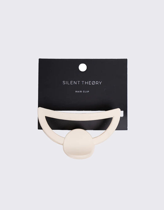 SILENT THEORY Sol Hair Clip - Vintage White