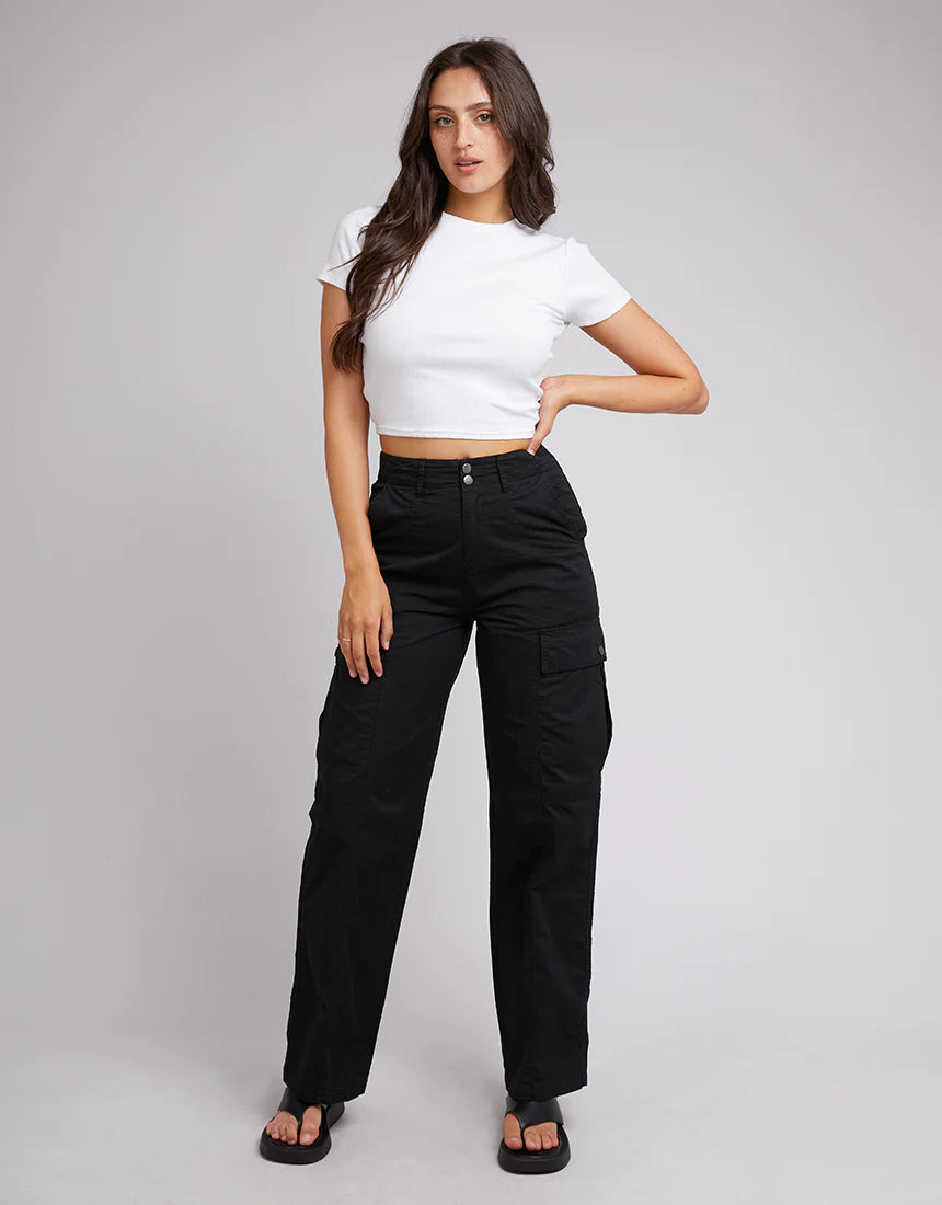 ALL ABOUT EVE Jessie Womens Cargo Pant - Black