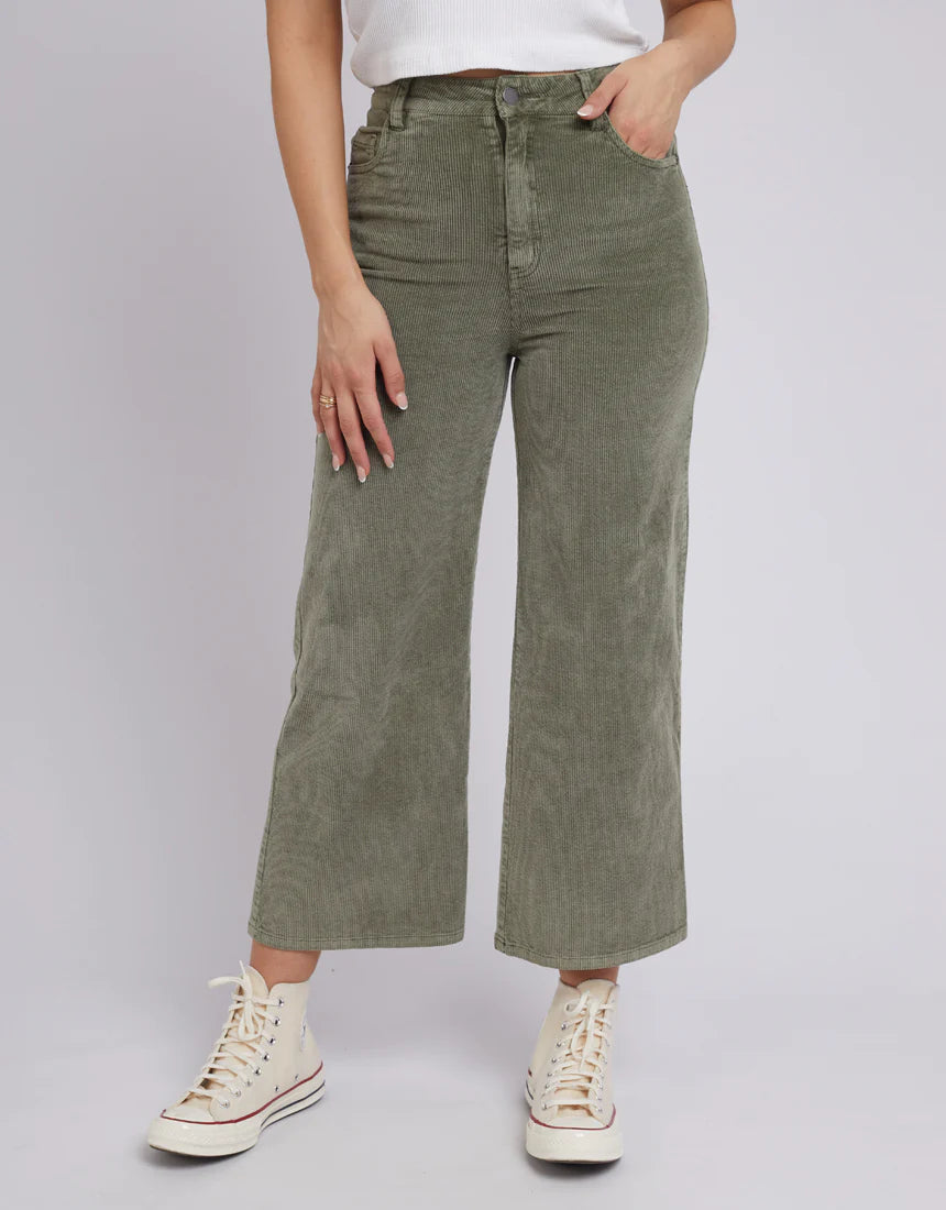 ALL ABOUT EVE Camilla Womens Cord Pant - Khaki