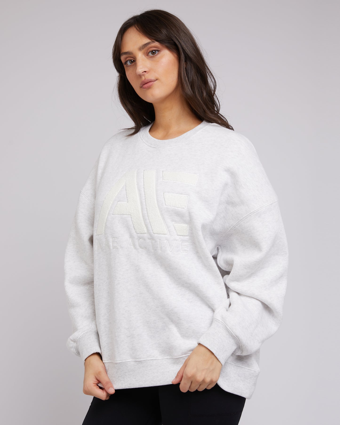 ALL ABOUT EVE Base Active Womens Crew - Snow