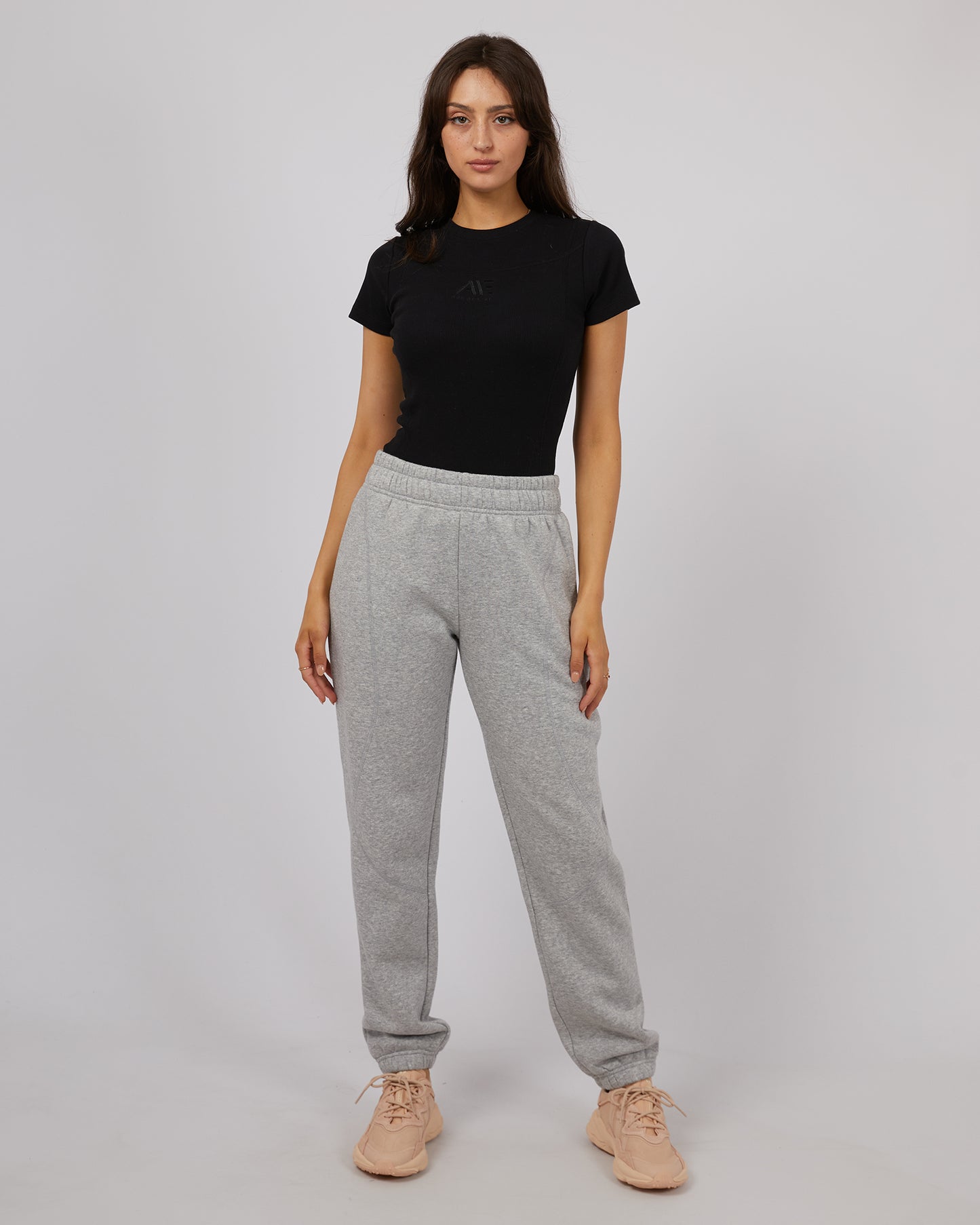 ALL ABOUT EVE Active Tonal Womens Trackpant - Grey Marle