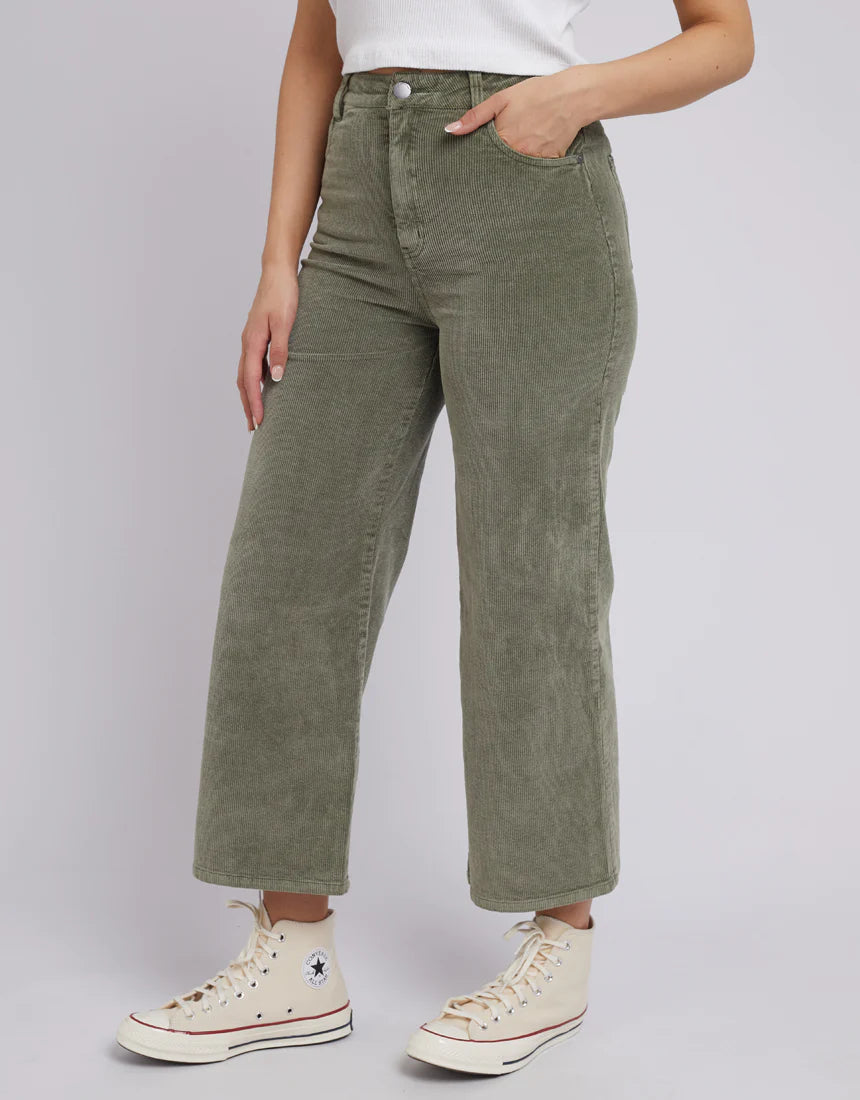 ALL ABOUT EVE Camilla Womens Cord Pant - Khaki