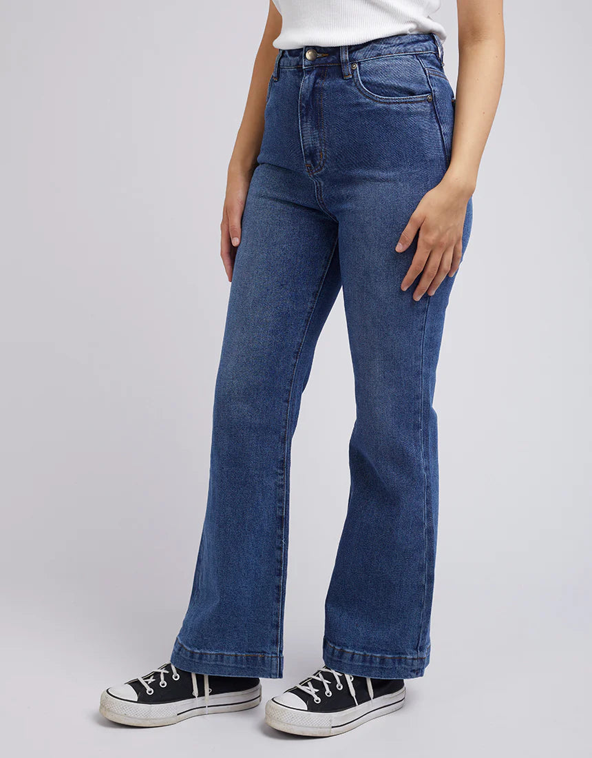 ALL ABOUT EVE Marley Flare Womens Jeans - Heritage Blue