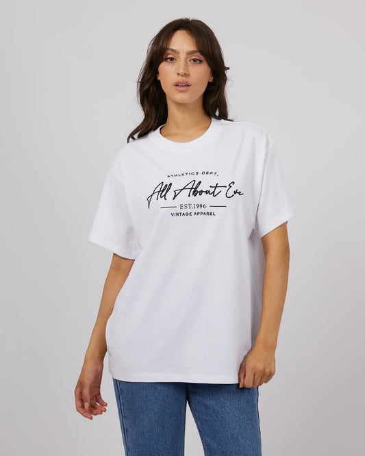 ALL ABOUT EVE Classic Womens Tee - White