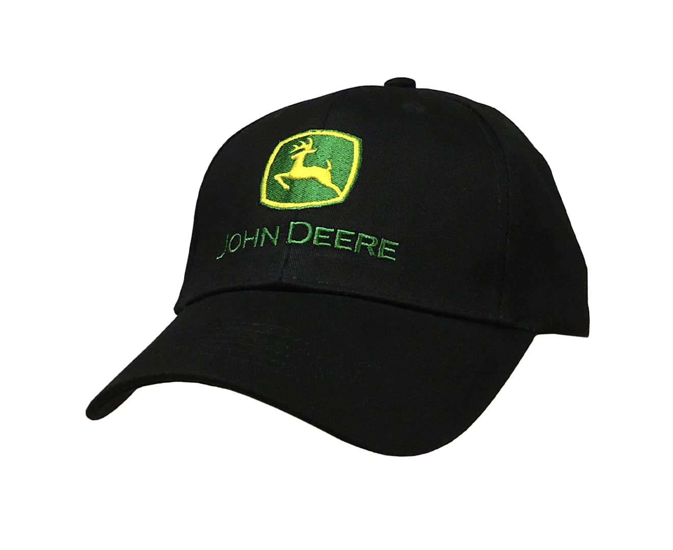 JOHN DEERE Logo NRLAD Strapback Cap - Black