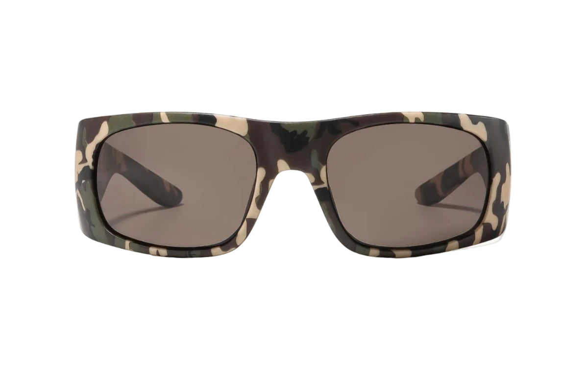 RITUAL VISION Transmitter By Noa Deane Polarised Sunglasses - Matte Camo/Lime Relective