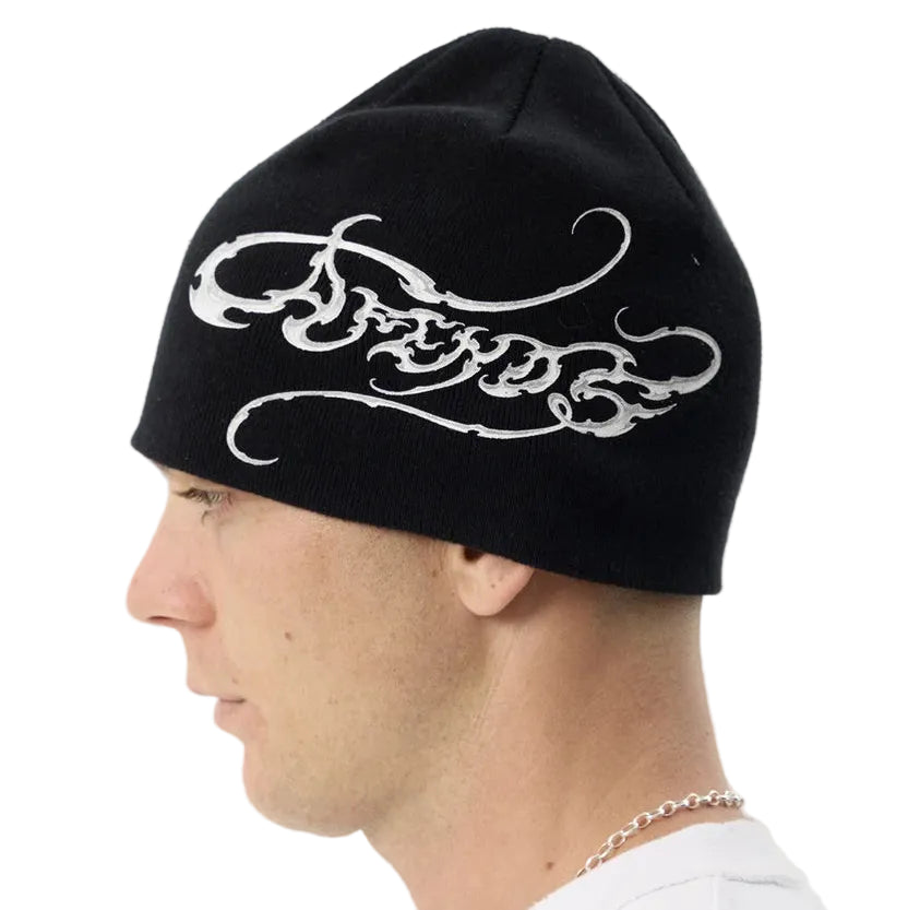 AFENDS Razor Recycled Skull Beanie - Black