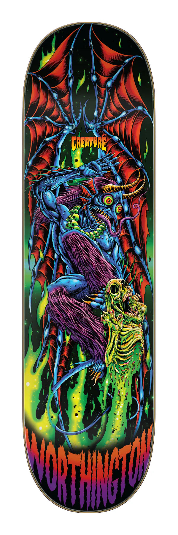 CREATURE Worthington Skullburn VX 8.6 X 32.11 Deck - Multi