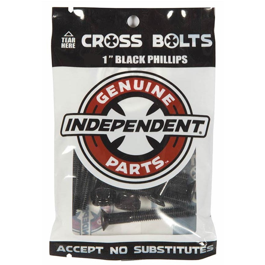 INDEPENDENT Genuine Parts Phillips 1 Inch Hardware - Black