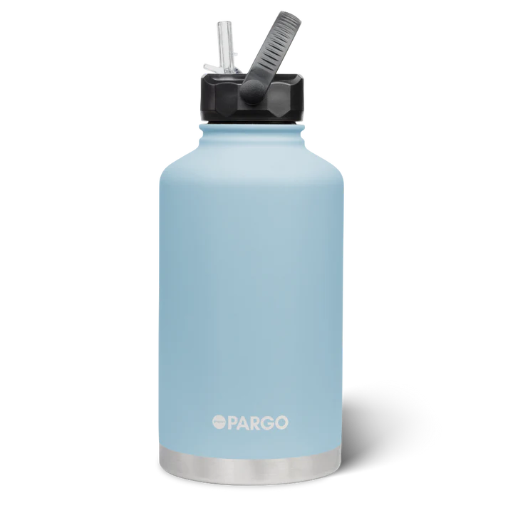 PARGO 1890ml Insulated Sports Drink Bottle w/ Straw Lid - Bay Blue