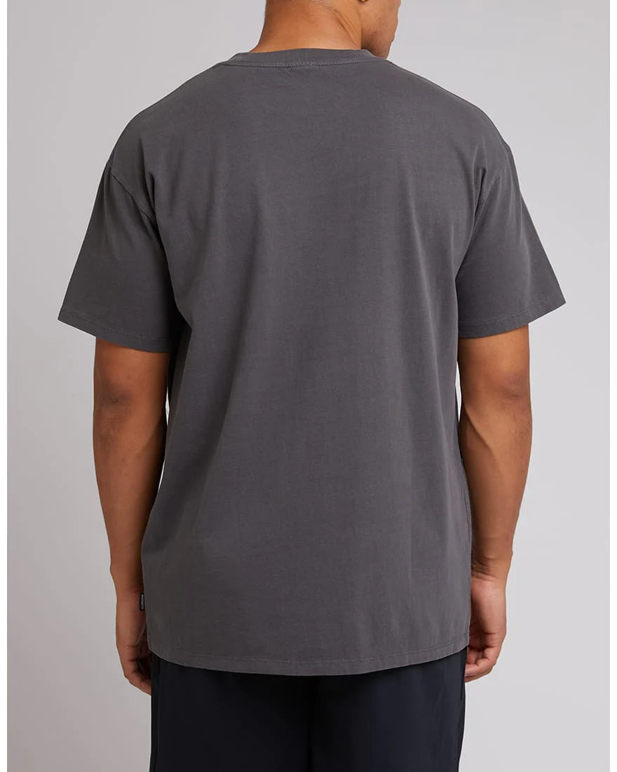 ST GOLIATH Stacked Mens Tee - Charcoal