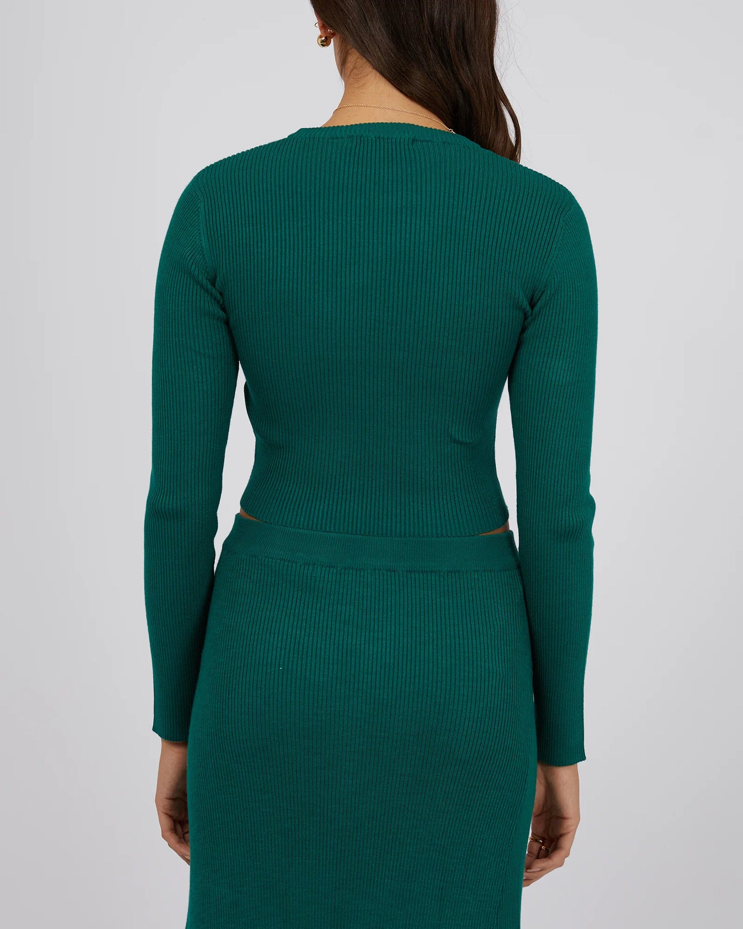 JORGE Karina Knit Womens Top - Emerald