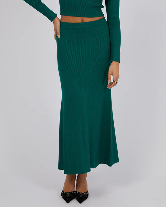 JORGE Karina Midi Womens Skirt - Emerald