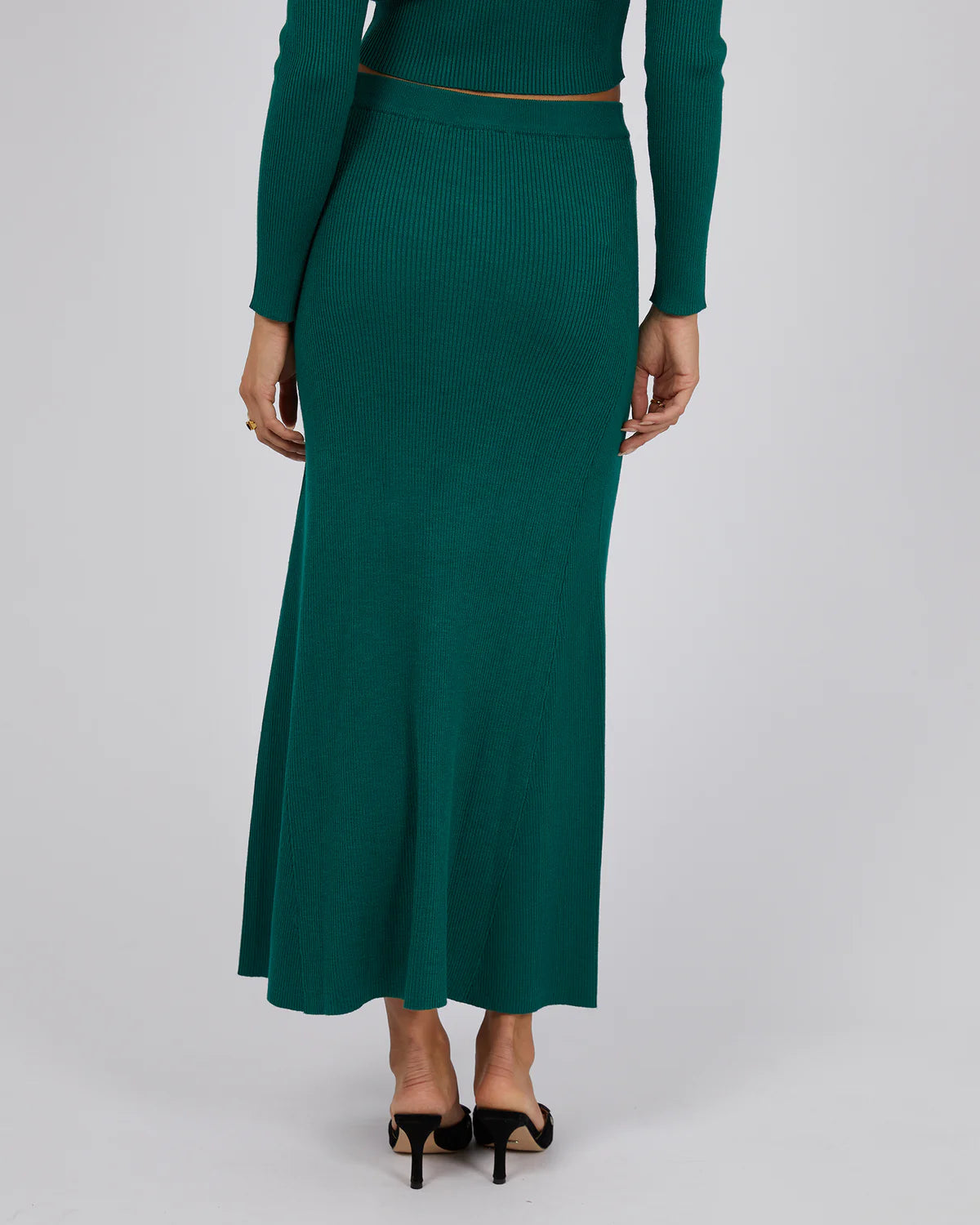 JORGE Karina Midi Womens Skirt - Emerald