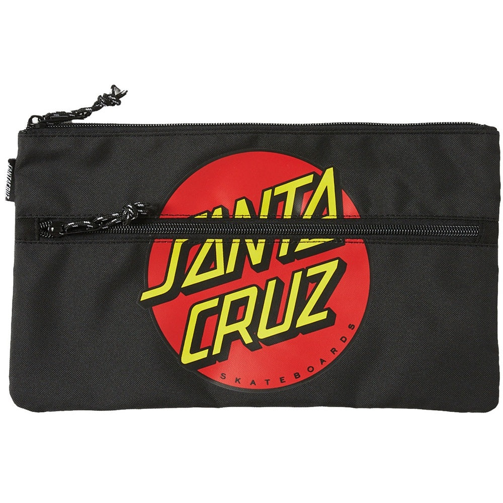 SANTA CRUZ Classic Dot Pencil Case - Black