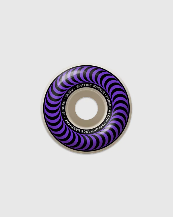 SPITFIRE 99 Formula Four Classic 58mm Skateboard Wheels - Purple