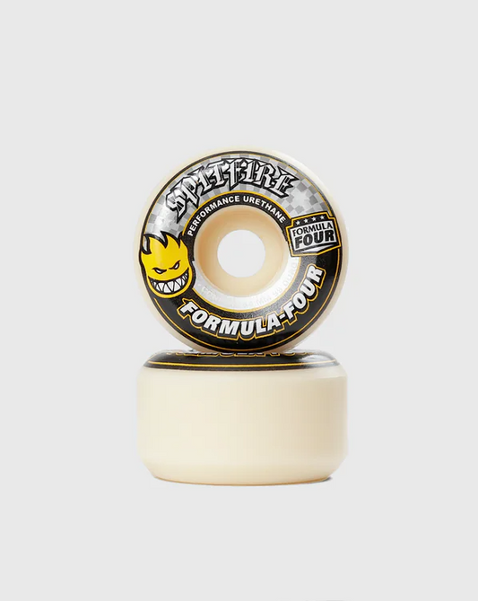SPITFIRE 99 Formula Four Conical 53mm Skateboard Wheels - Yellow