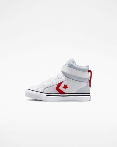 CONVERSE Pro Blaze Strap Infant Hi Shoe - White/Ghost Red/Red