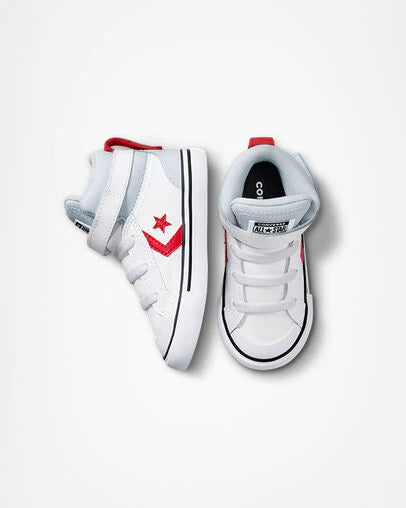 CONVERSE Pro Blaze Strap Infant Hi Shoe - White/Ghost Red/Red