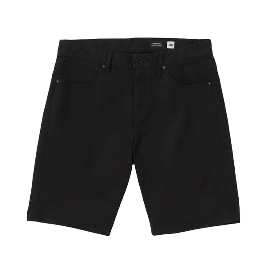 VOLCOM Modown Canvas 5 Pocket Mens Short - Black