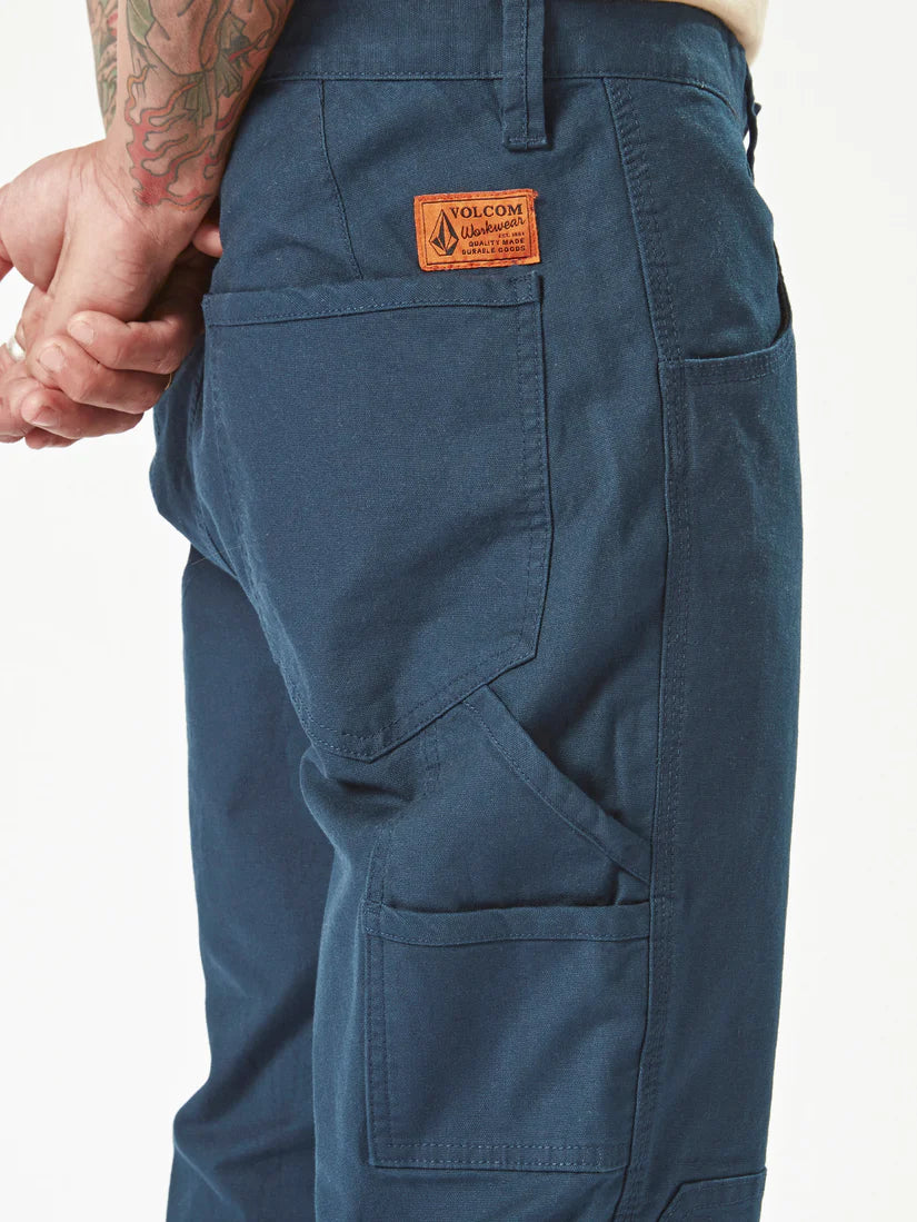 VOLCOM Caliper Mens Work Pant - Navy