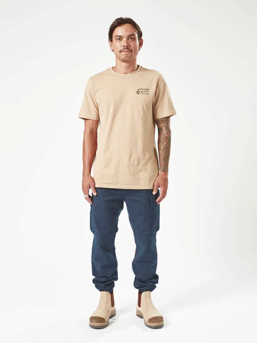 VOLCOM Caliper Mens Cuffed Work Pant - Navy