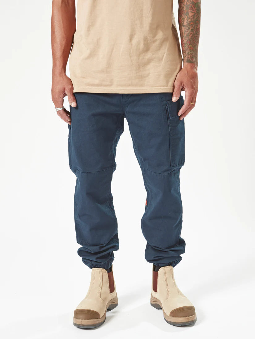 VOLCOM Caliper Mens Cuffed Work Pant - Navy