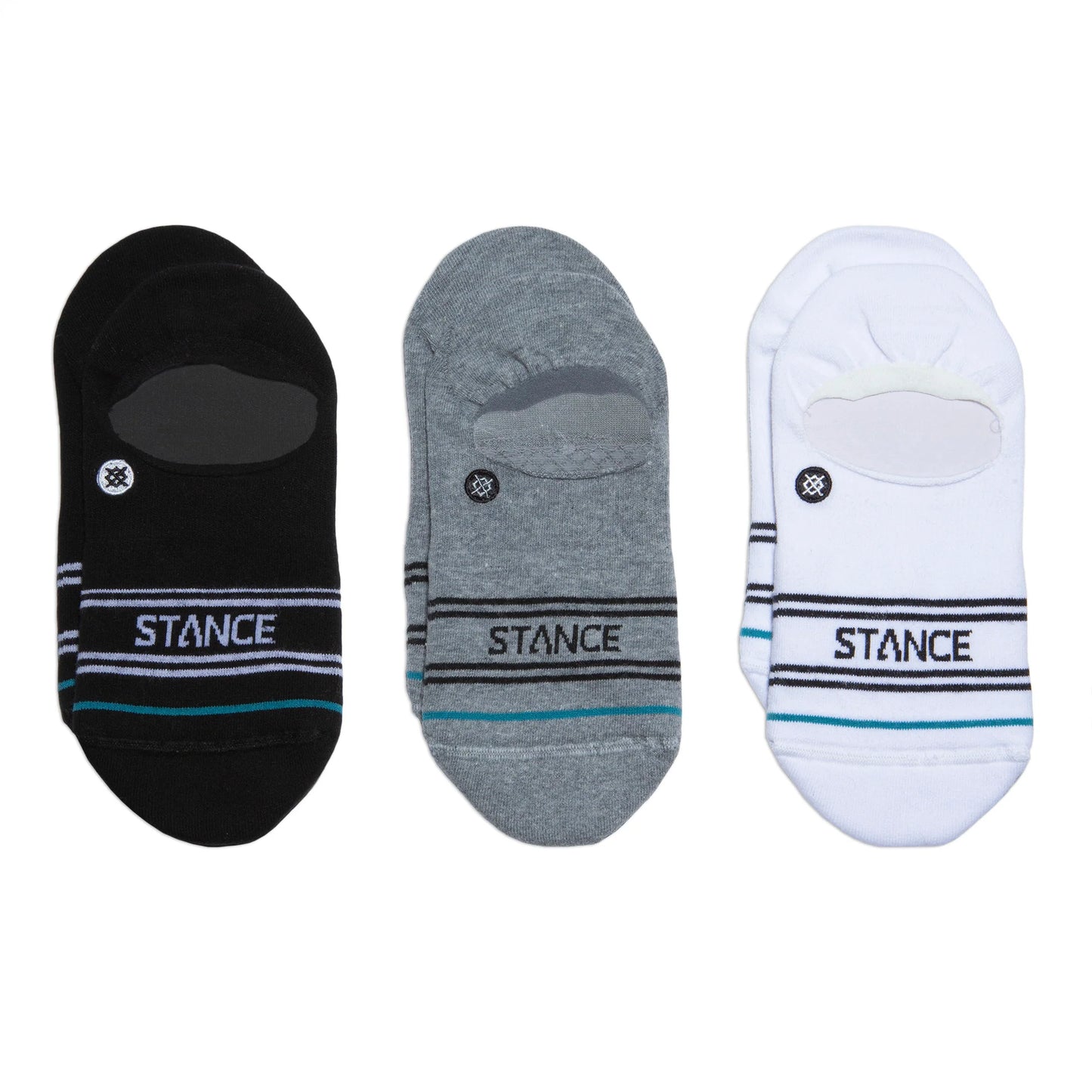 STANCE Basic 3pk No Show Socks - Multi