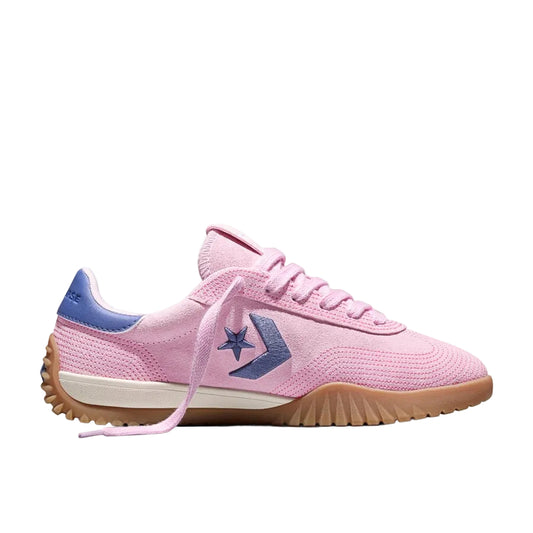 CONVERSE Run Star Trainer Stitched Suede Low Shoe - New Found Bloom/Pink/Indigo Storm