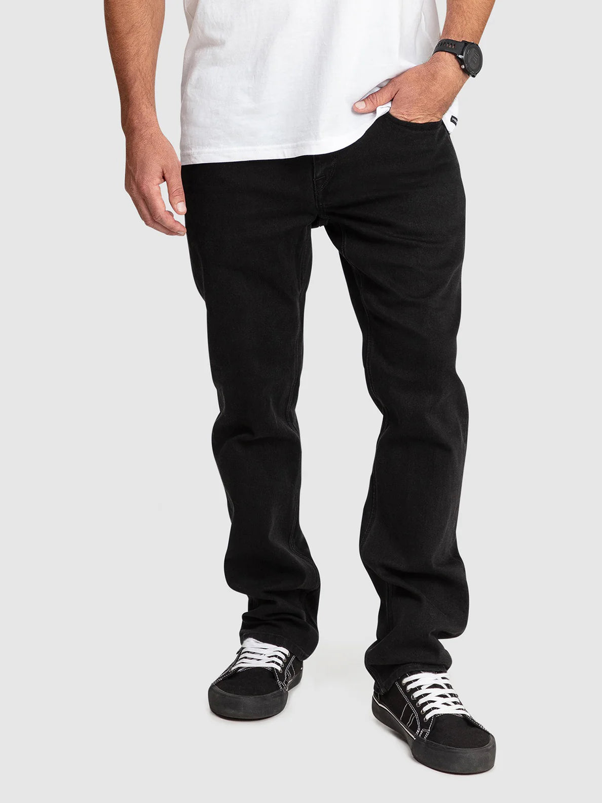 VOLCOM Solver Mens Jean - Blackout