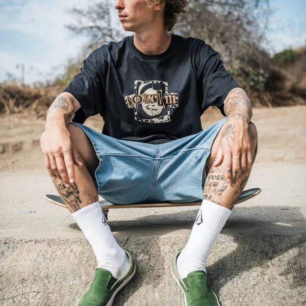 VOLCOM Billow Denim Mens Short - Blueprint