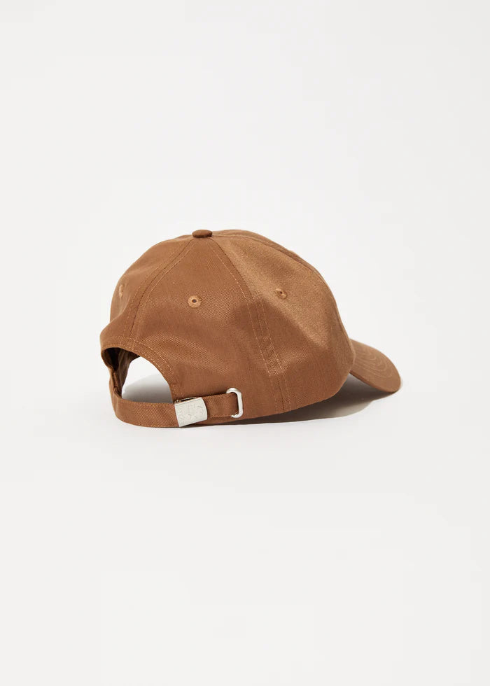 AFENDS Core Recycled 6 Panel Strapback Cap - Toffee