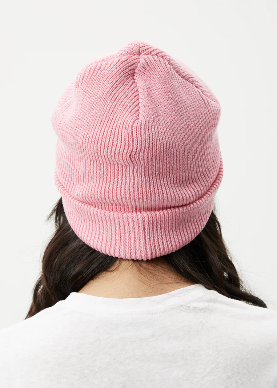 AFENDS Homely Recycled Knit Beanie - Pink